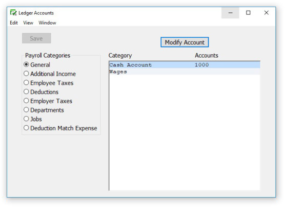 How To Set Up Ledger Accounts In Checkmark Payroll Software