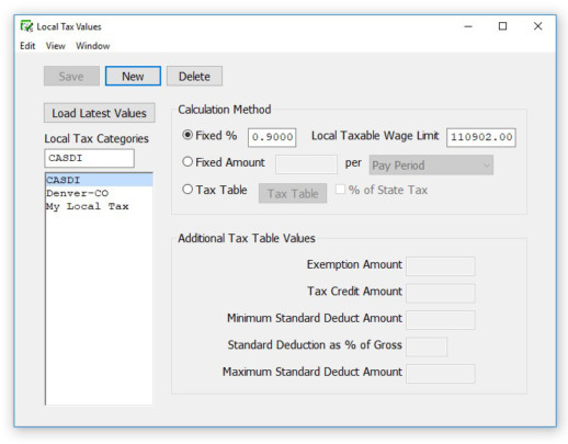 How To Set Up Local Tax Values In CheckMark Payroll Software