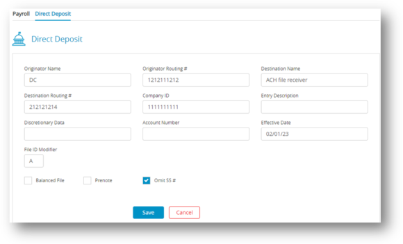 Setting Up Additional Information For Payroll CheckMark Online Payroll