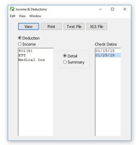 Income and Deduction