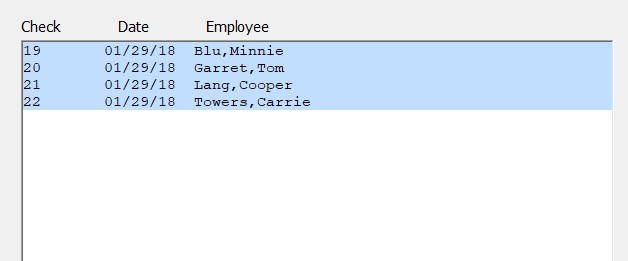 Making Selections in a List Box