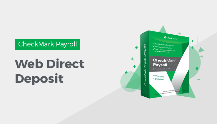 Web Direct Deposit in CheckMark Payroll