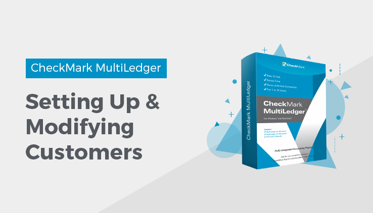 setting up & modifying customers setting up & modifying customers