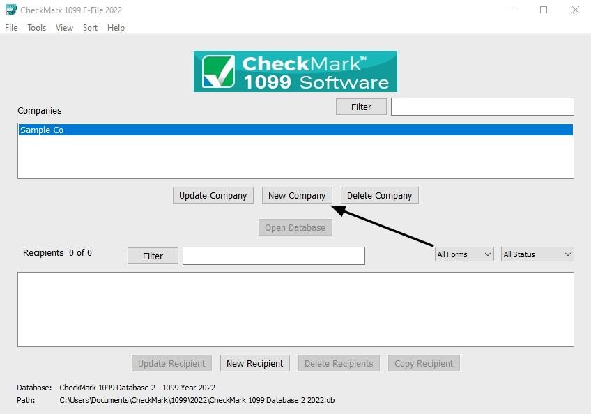 1099 Create a new company
