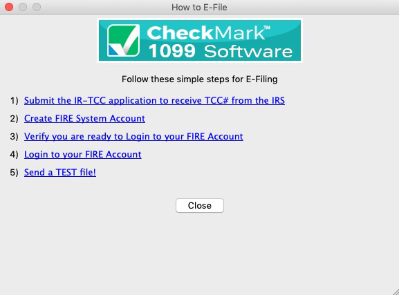 How to E-File 1099 Forms with CheckMark 1099 Software - CheckMark Knowledge  Base