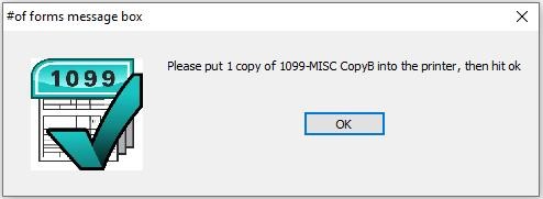 1099 MISC form message box