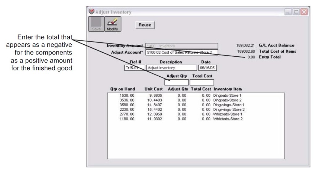 How to Use, Modify & Delete Adjust Inventory Window - CheckMark ...