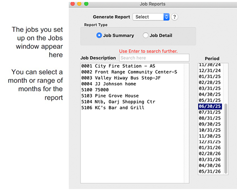 Job reports