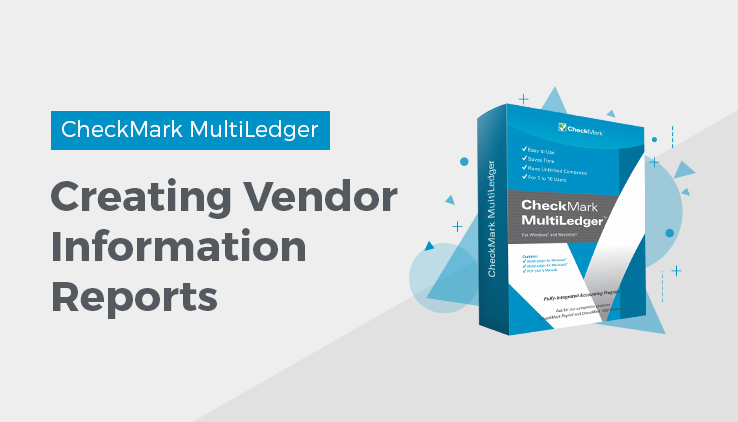 creating vendor information reports creating vendor information reports