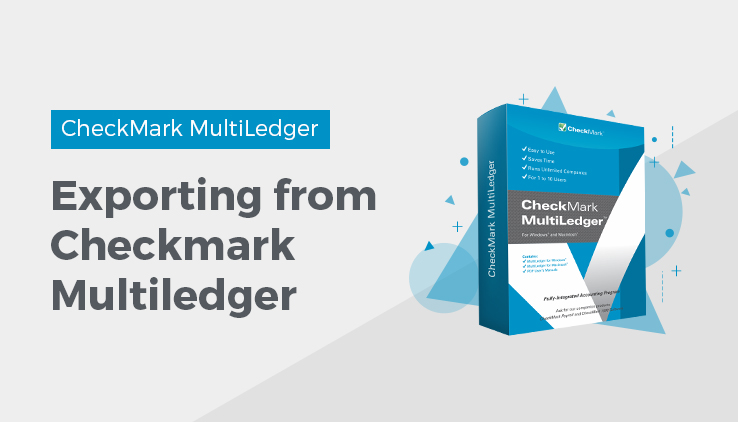 exporting from checkmark multiledger exporting from checkmark multiledger