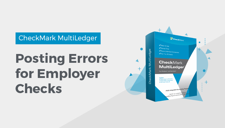 posting errors for employer checks