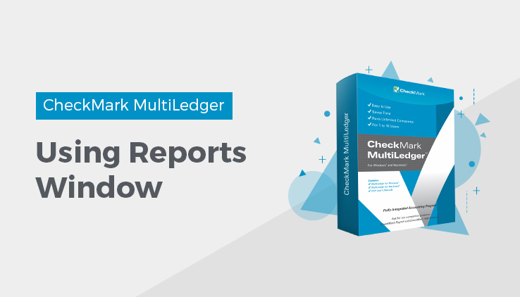 using reports window using reports window