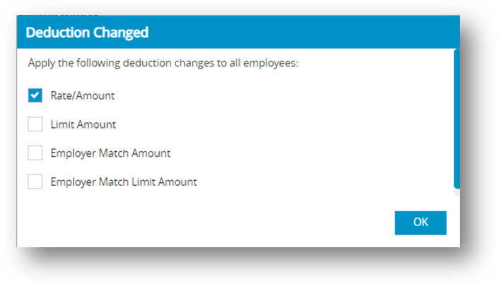 Deduction Modification in CheckMark Online Payroll