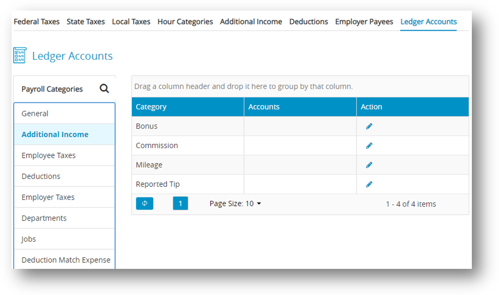 Setting up Ledger Accounts in CheckMark Online Payroll