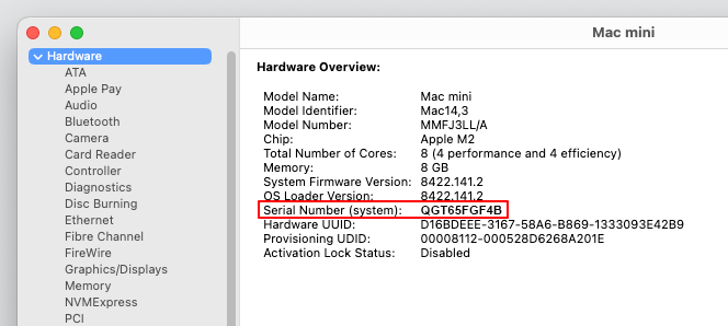 mac hardware overview